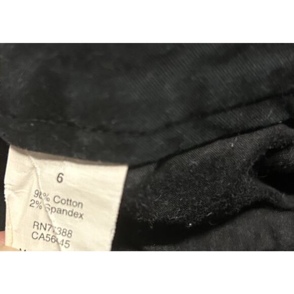 J. Crew Women's Frankie Bermuda Chino Short CN6 Black Size 6 - Picture 2 of 4